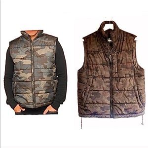 NordicTrack Hunting Camouflage Zip Puffer Vest